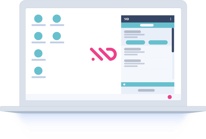 MoDeck desktop app showing synced templates and render controls
